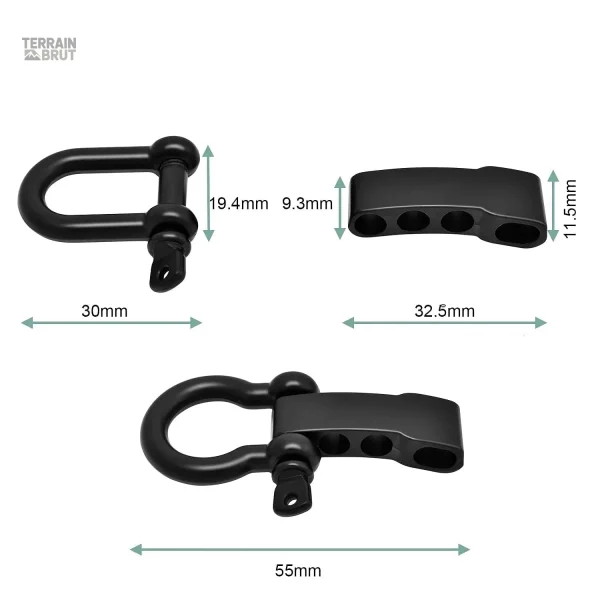 Bracelet de survie léger et résistant en paracorde