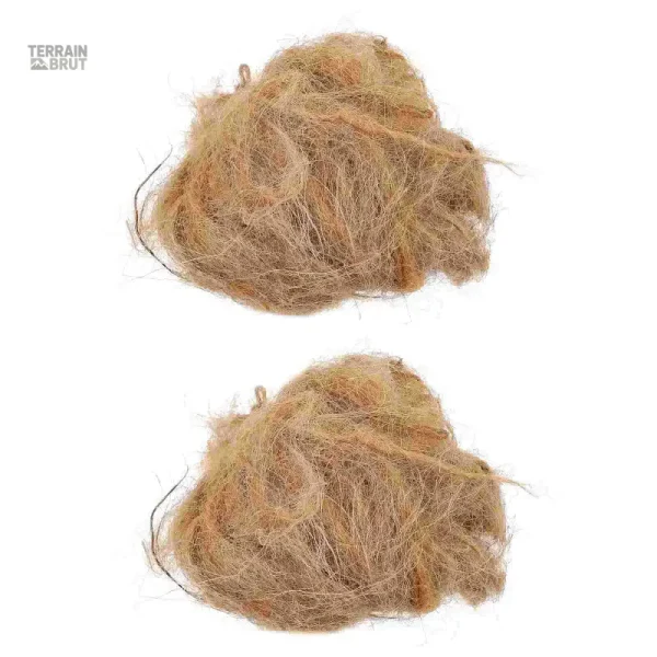 Allume feu en jute naturel pour démarrer facilement un feu