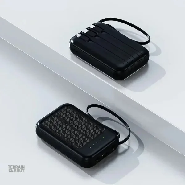 Batterie solaire portable pour un chargement rapide en camping