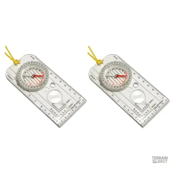 Boussole de survie compacte et légère