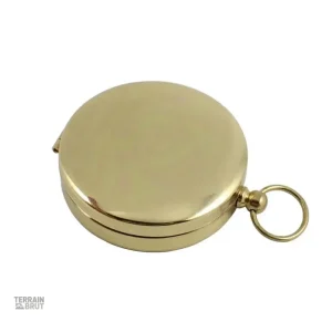 Boussole de survie en laiton, outil de navigation fiable