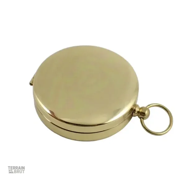 Boussole de survie en laiton, outil de navigation fiable