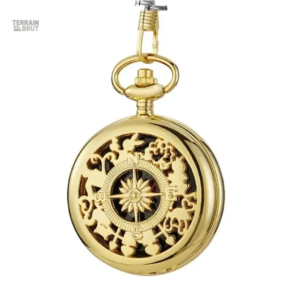 Boussole de survie au style rétro pour excursions