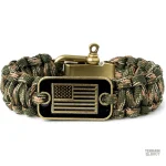 Bracelet en paracorde adapté aux situations extrêmes