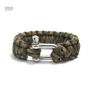 Bracelet de survie en paracorde avec boucle robuste