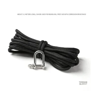 Bracelet de survie avec fermeture sécurisée en boucle