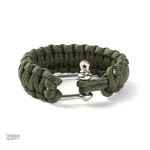 Bracelet de survie fonctionnel en paracorde résistante