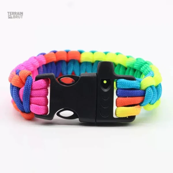 Bracelet paracorde robuste pour les activités de plein air