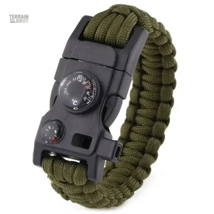 Accessoire de survie en extérieur, bracelet multifonctionnel