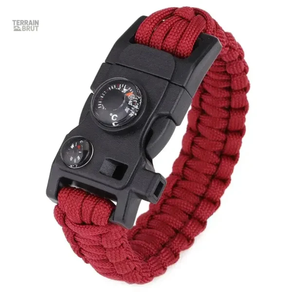 Bracelet tactique pour situations d'urgence et activités en plein air