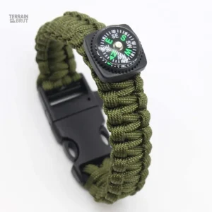 Bracelet tactique avec fonction boussole utile