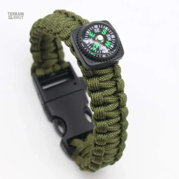 Bracelet tactique avec fonction boussole utile