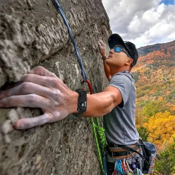 Bracelet survie tactique avec lampe LED intégrée