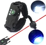 Accessoire de survie : bracelet avec lampe LED