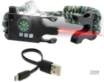 Bracelet multifonctionnel de survie avec signal SOS