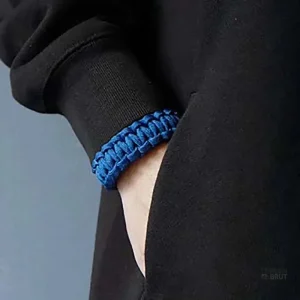 Bracelet de survie ajustable en paracorde résistant