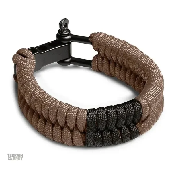 Équipement de survie : bracelet en nylon solide