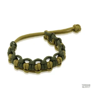 Bracelet paracorde ajustable pour camping et randonnée