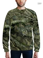 Vêtement camouflage à motif naturaliste pour la chasse