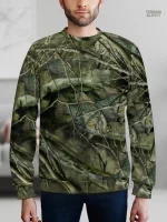 Tenue de camouflage avec détails de branches et feuillage
