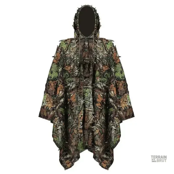 Cape camouflage pour une tenue adaptée à la nature