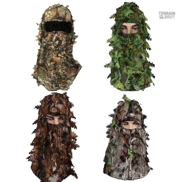 Accessoire de camouflage avec masque intégral pour la chasse