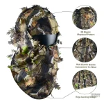 Tenue camouflage avec chapeau et masque pour outdoor