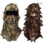 Équipement camouflage avec chapeau et masque pour aventure