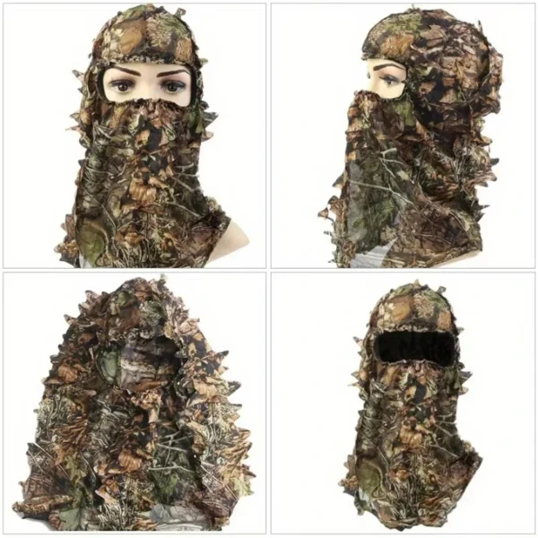 Protection solaire avec chapeau camouflage pour aventure extérieure