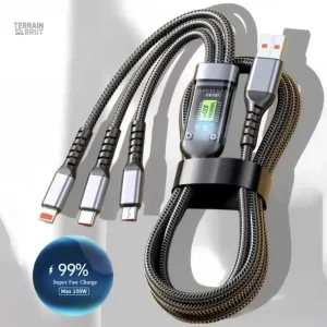 Batterie solaire compacte, idéale pour les aventures en plein air