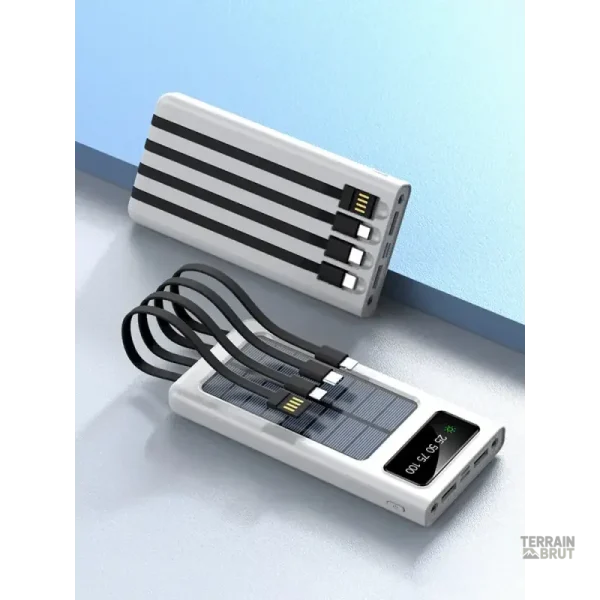 Chargeur Écologique Solaire pour Aventures Extérieures