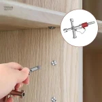 Clé 4 en 1 pour maintenance d'ascenseurs et vannes