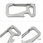 Ouvre-bouteille intégré, accessoire pratique en titane