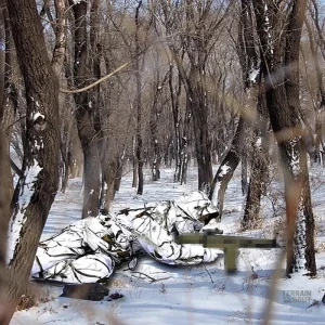 Combinaison chasse thermique camouflage neige