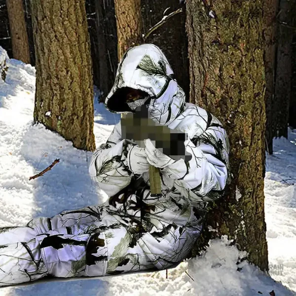 Combinaison camouflage d'hiver épaisse pour toutes conditions