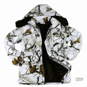 Vêtement d'hiver épais avec motif camouflage, style pratique