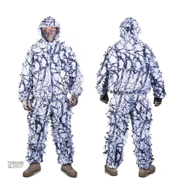 Costume Ghillie adapté pour conditions hivernales