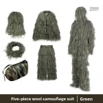 Costume de camouflage avec effet naturel