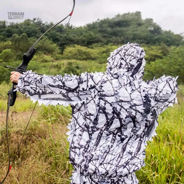 Tenue de camouflage adulte en tissu léger