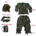 Costume Ghillie adapté pour environnement naturel