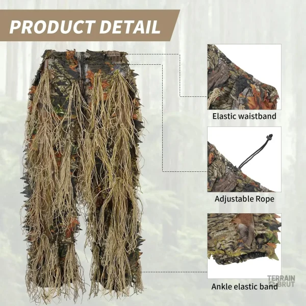 Tenue de chasse avec design camouflé pour discrétion optimale