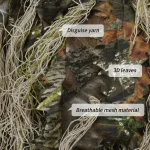 Vêtements camouflés adaptés aux activités de survie en extérieur