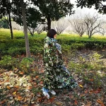 Couverture de survie en version camouflage pratique