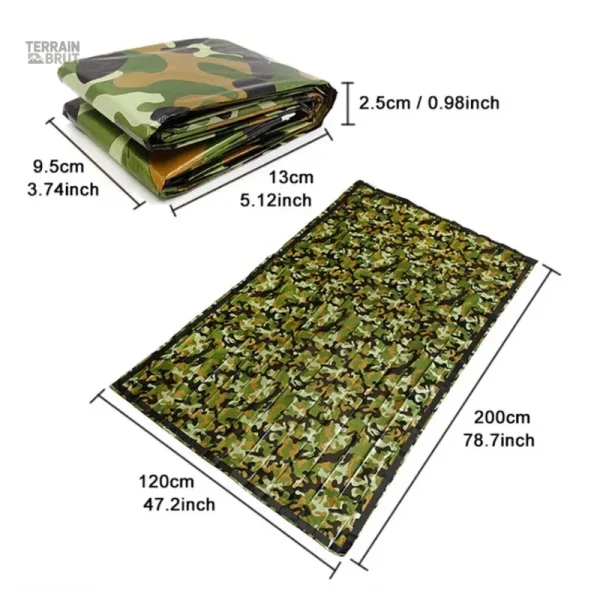 Protection thermique compacte pour situations d'urgence