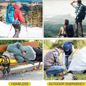 Couverture en aluminium pour situations d'urgence