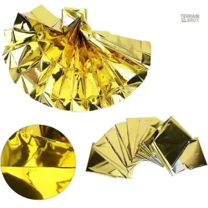 Accessoire de survie essentiel en or et argent