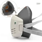 Masque à gaz compact et efficace contre les particules