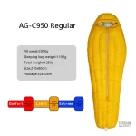 Duvet adapté aux environnements glacials