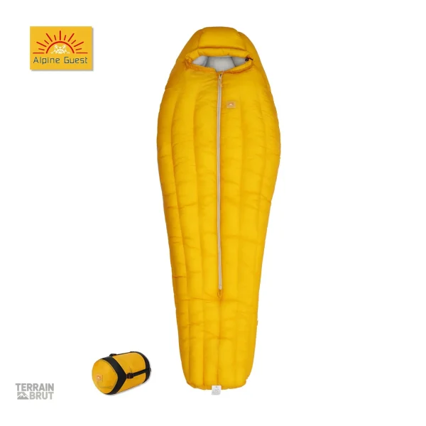 Sac de couchage alpin adapté au grand froid