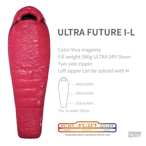 Duvet pour températures extrêmes, conçu pour le survivalisme